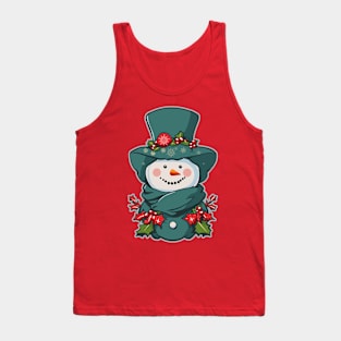 Snuggle Snowman Tank Top